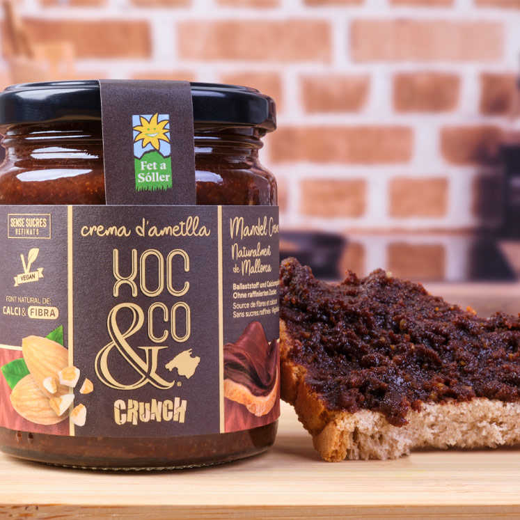 XOC&CO Vegan cocoa cream with almonds Crunch