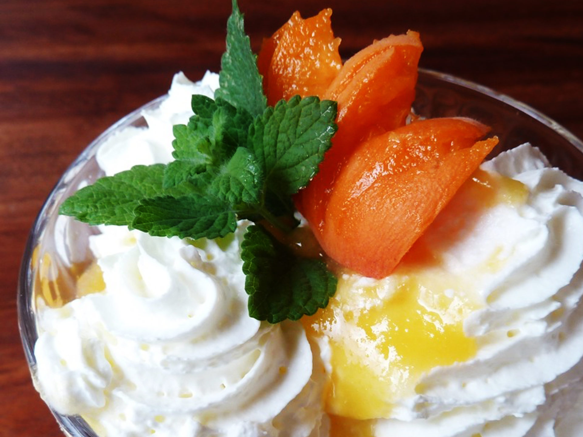 Mango Sorbet mit Aprikosen - Mallorca-Rezepte von Fet a Sóller