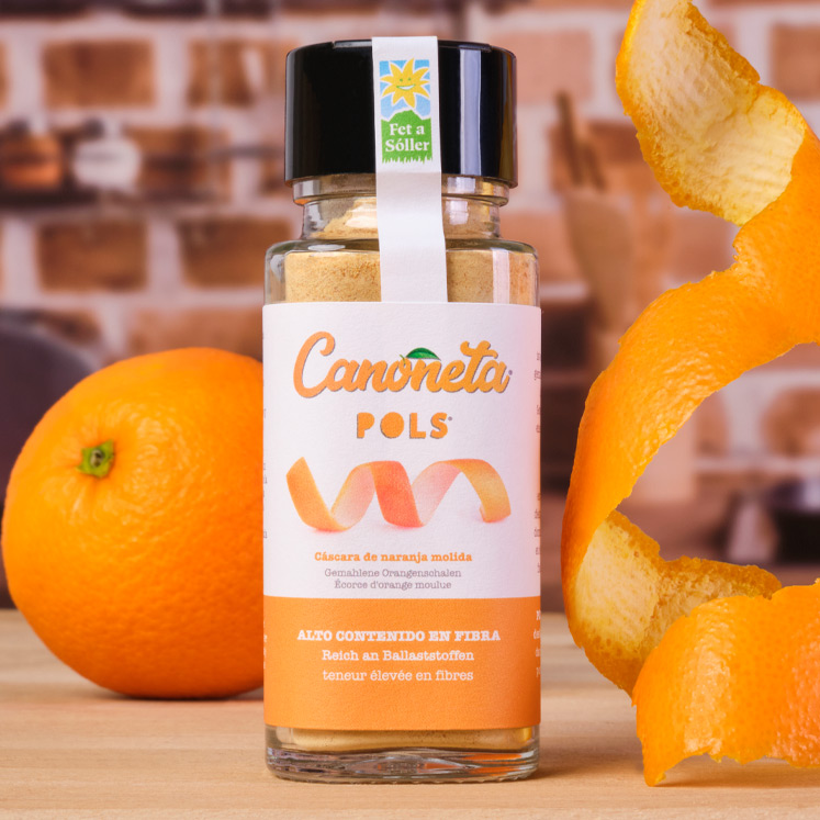 Canoneta Pols finely milled orange peel