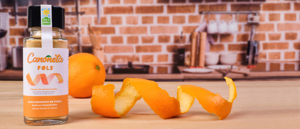 Canoneta Pols de naranja Fet a Sóller 60g