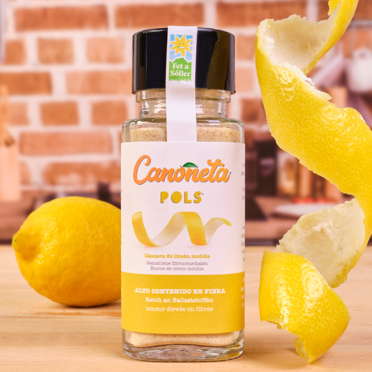 Canoneta Pols Écorce moulue de citron 60g