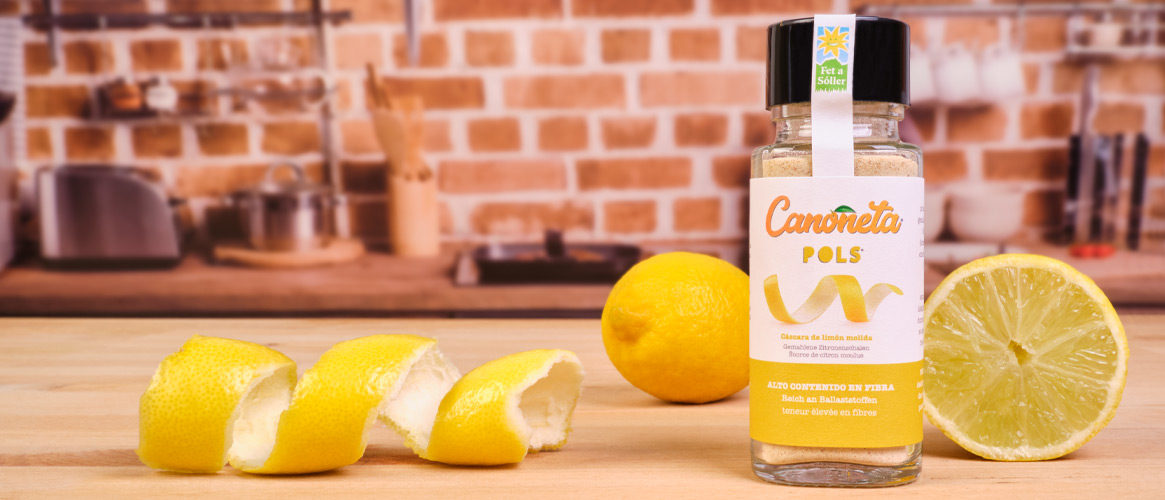 Canoneta Pols finely milled lemon peel