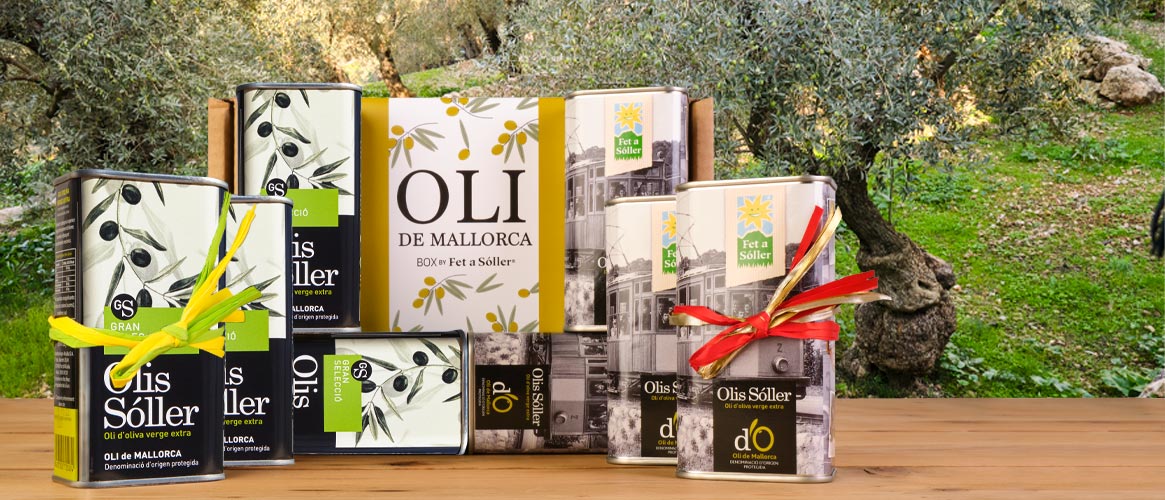 Coffret cadeau Oli de Mallorca D.O. huile d\\'olive vierge extra
