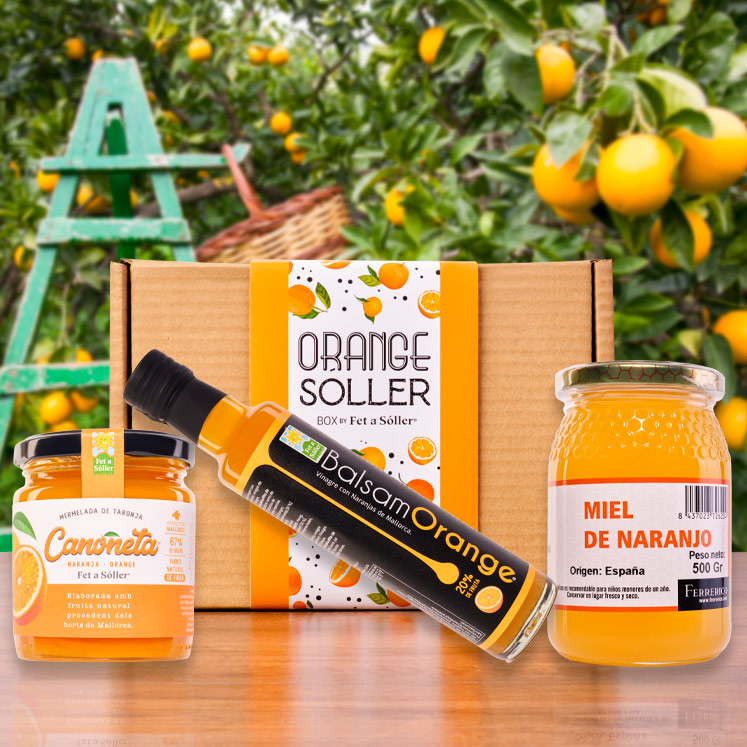 Orange Sóller Geschenkbox