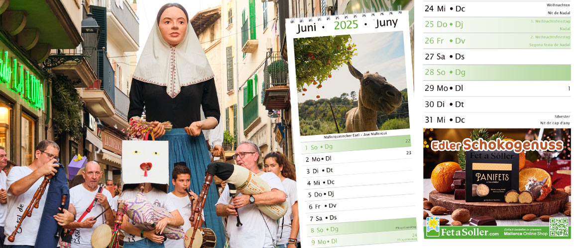 Kalender 2026 Sóller Mallorca