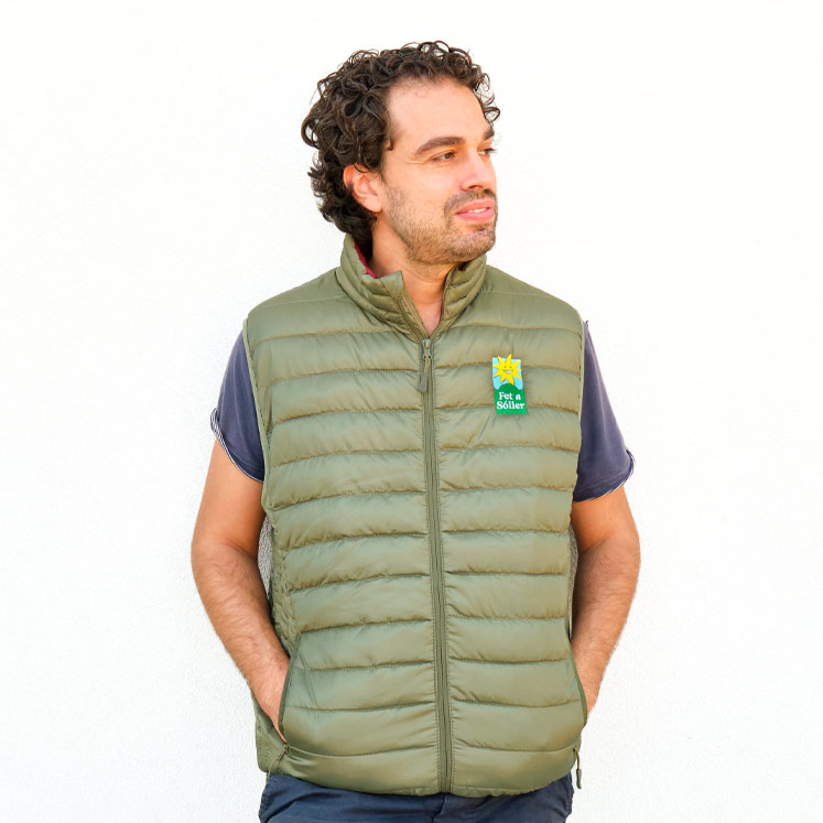 Chaleco verde store militar hombre