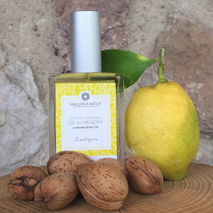 Aceite corporal ecológico de almendra y limón