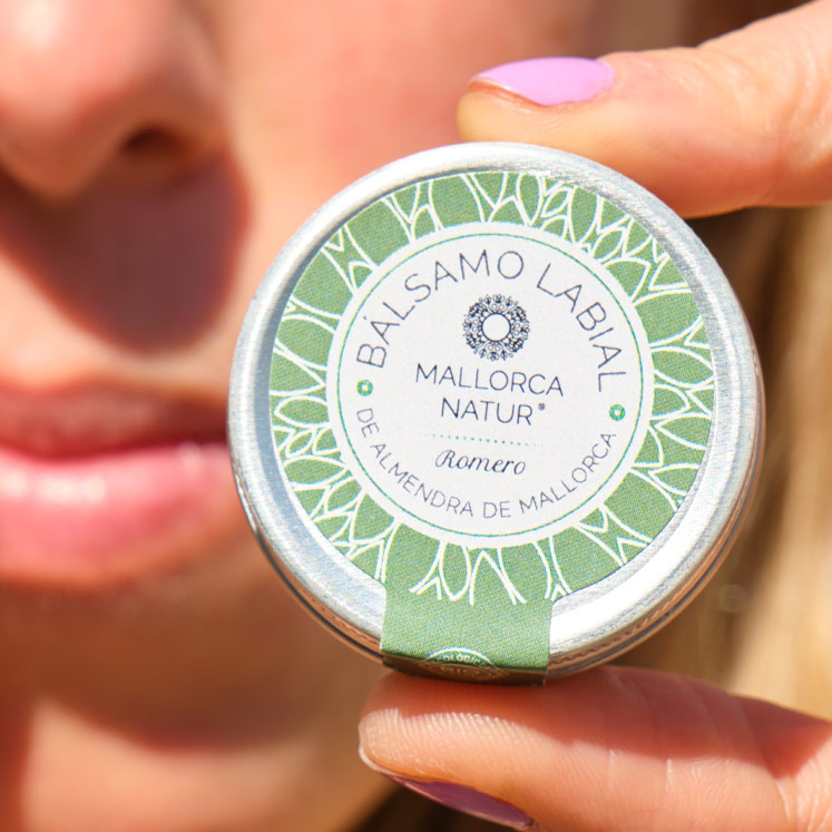 Organic lip balm almond & rosemary Jabón de Mallorca