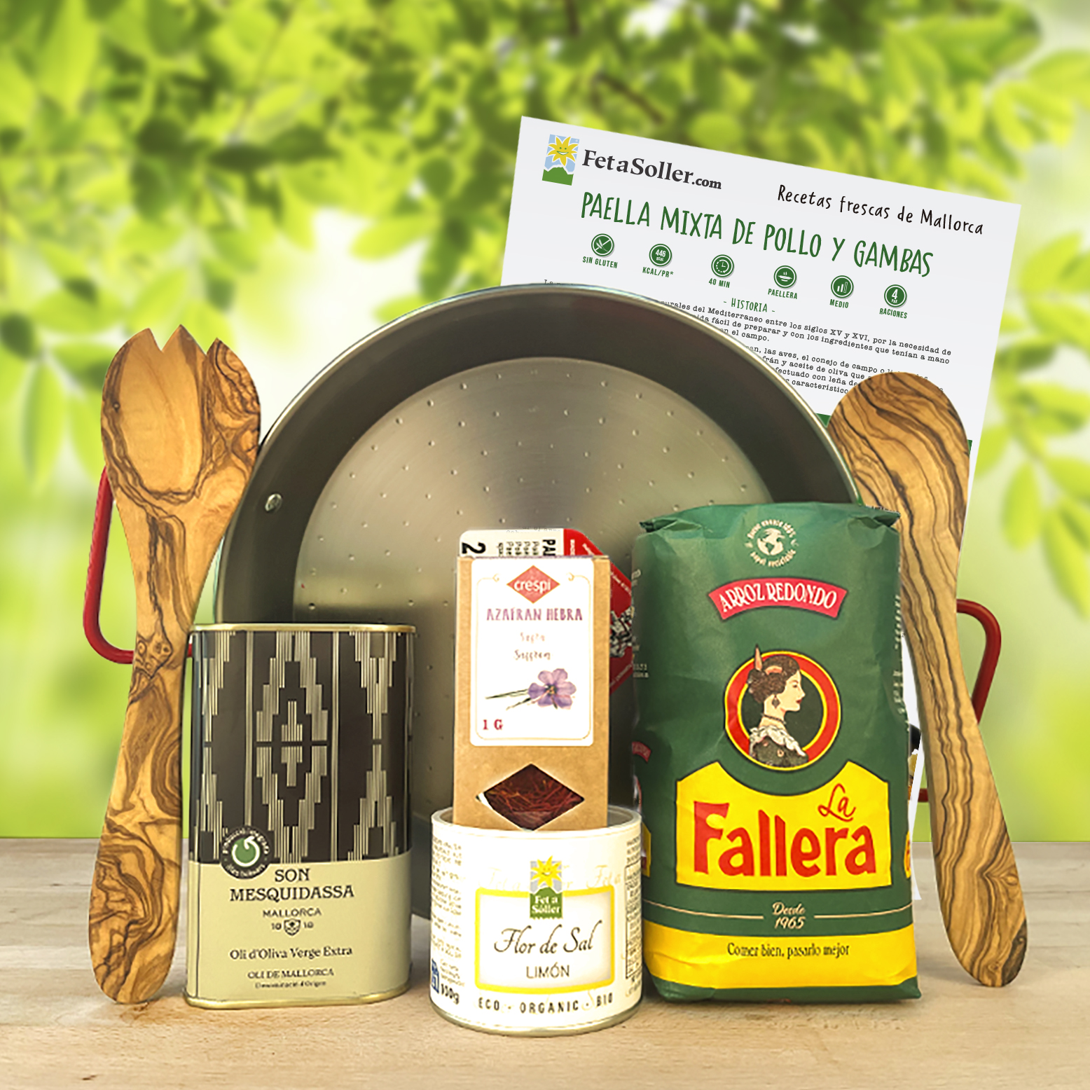 Paella Geschenk Set