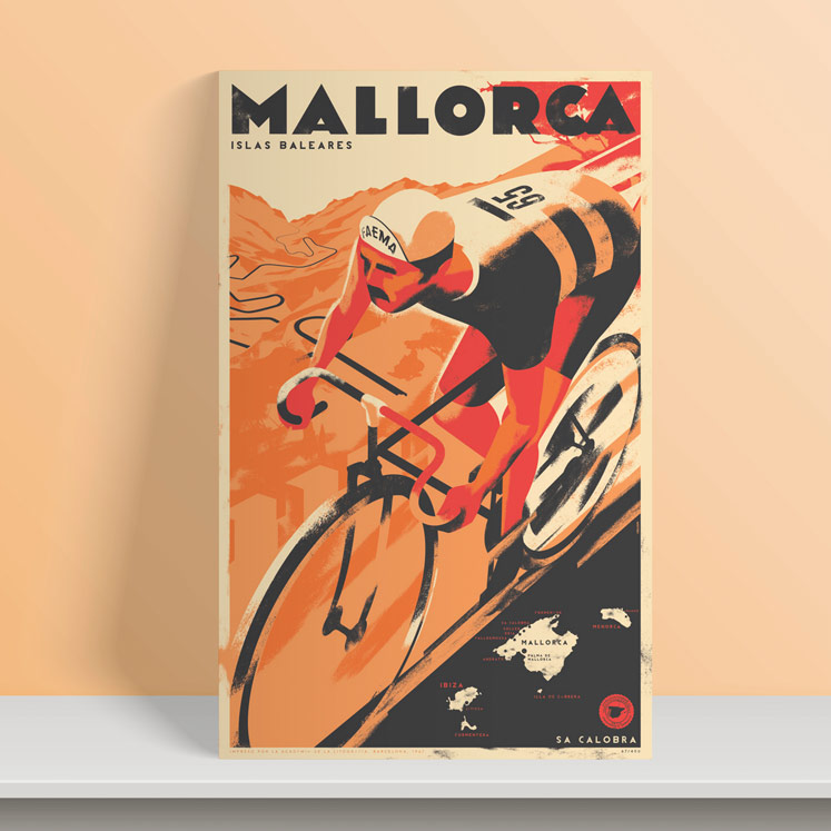 Stick no Bills Postal vintage ciclista