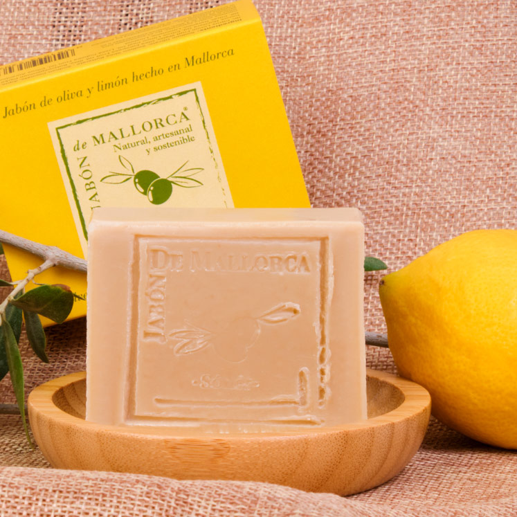 Jabón de Mallorca olive oil soap with lemon