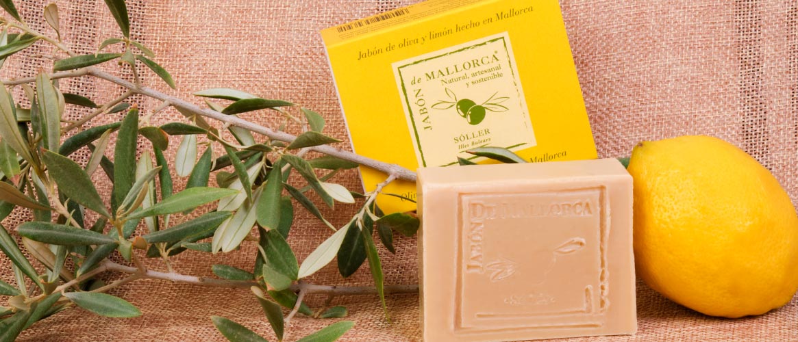 Jabón de Mallorca olive oil soap with lemon