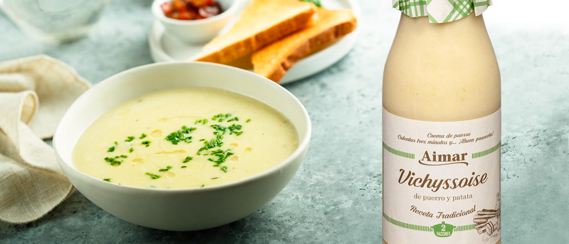Crème de poireaux et de pommes de terre Vichyssoise