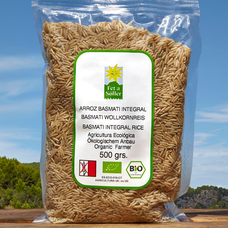 Organic wholemeal Basmati rice