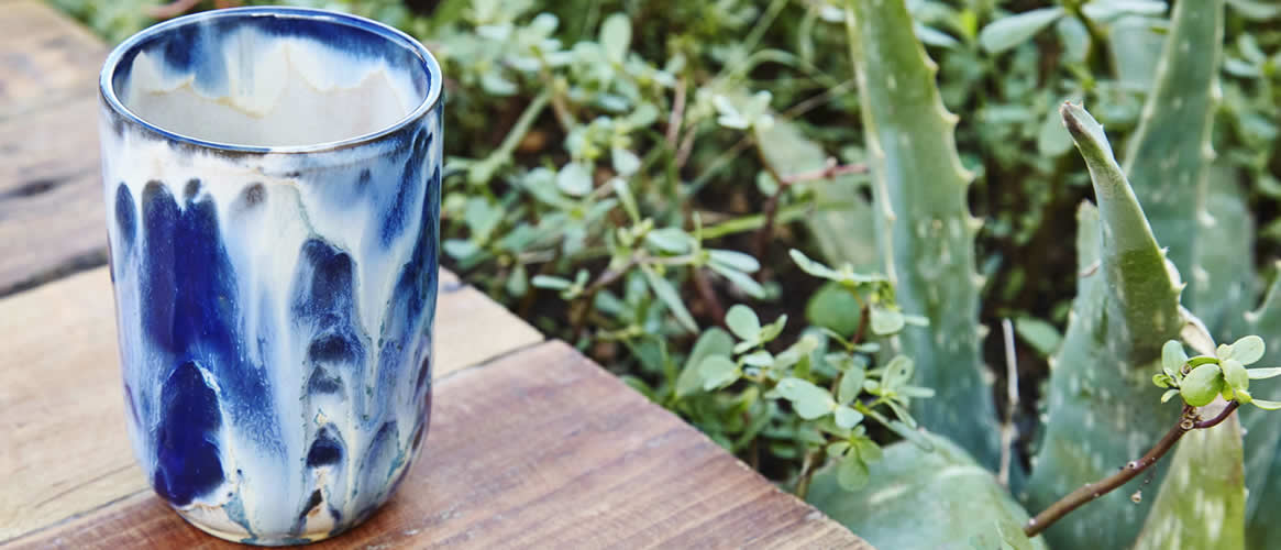 Estel Nou Verre bleu en céramique