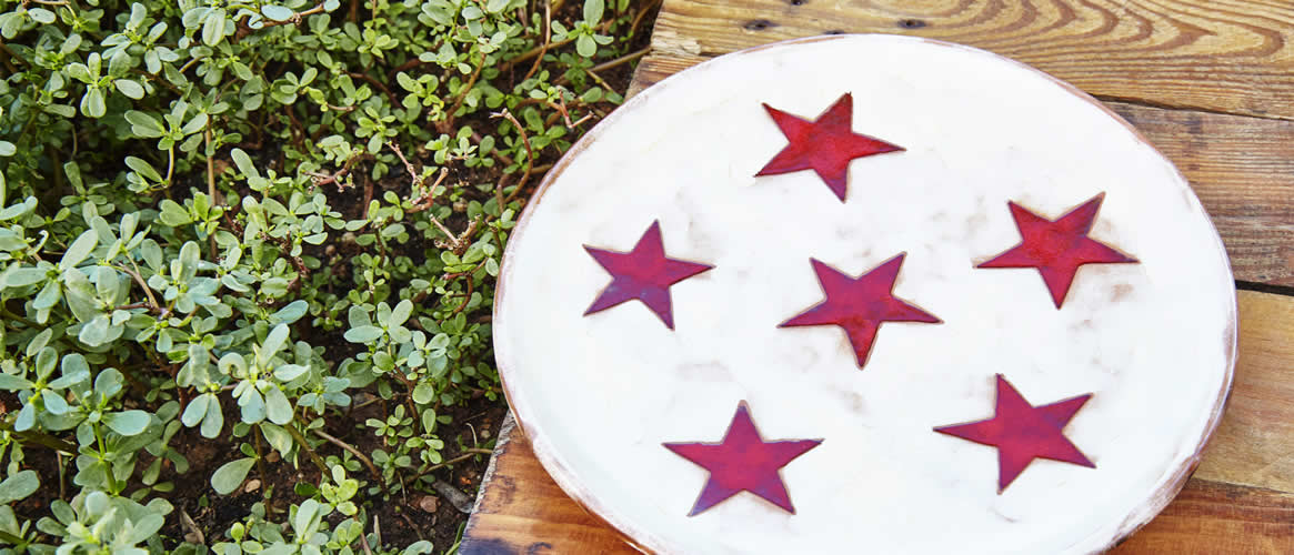 Estel Nou Ceramic stars plate 27 cm