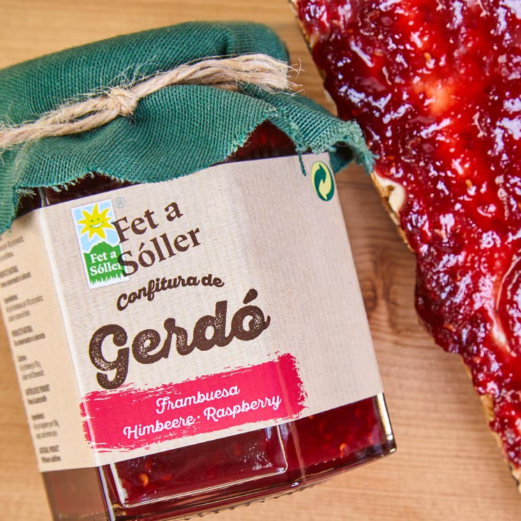 Confiture de framboises Fet a Sóller