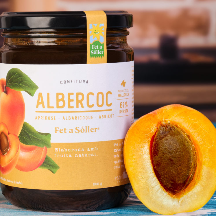 Apricot jam Fet a Sóller