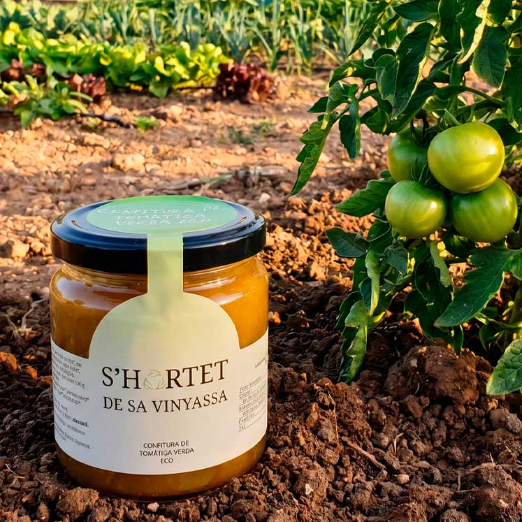 BIO Grüne Tomatenkonfitüre „s’Hortet de Sa Vinyassa“