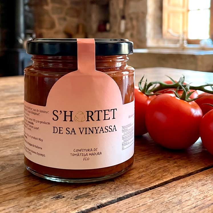 BIO Konfitüre aus reifen Tomaten „s’Hortet de Sa Vinyassa“