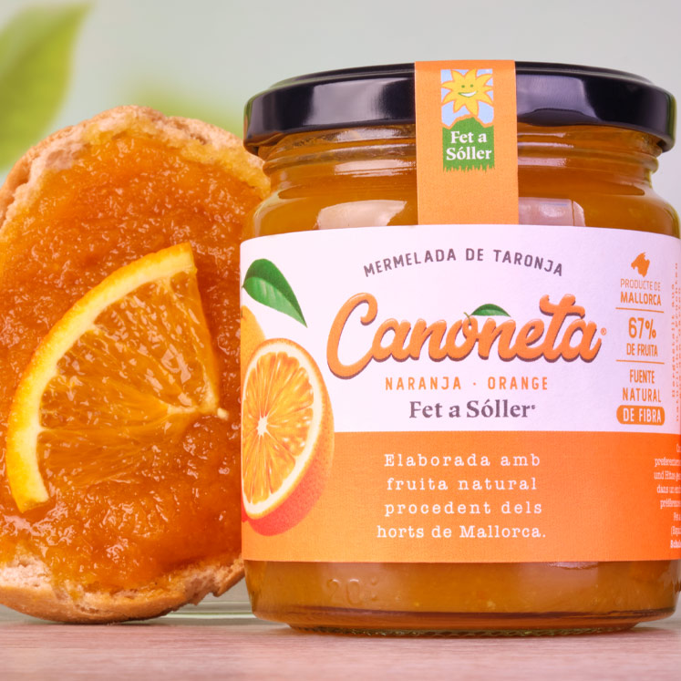 Canoneta® Orangen Marmelade Fet a Sóller 280g