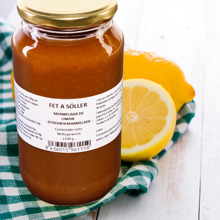Zitronenmarmelade Fet a Sóller 1100g