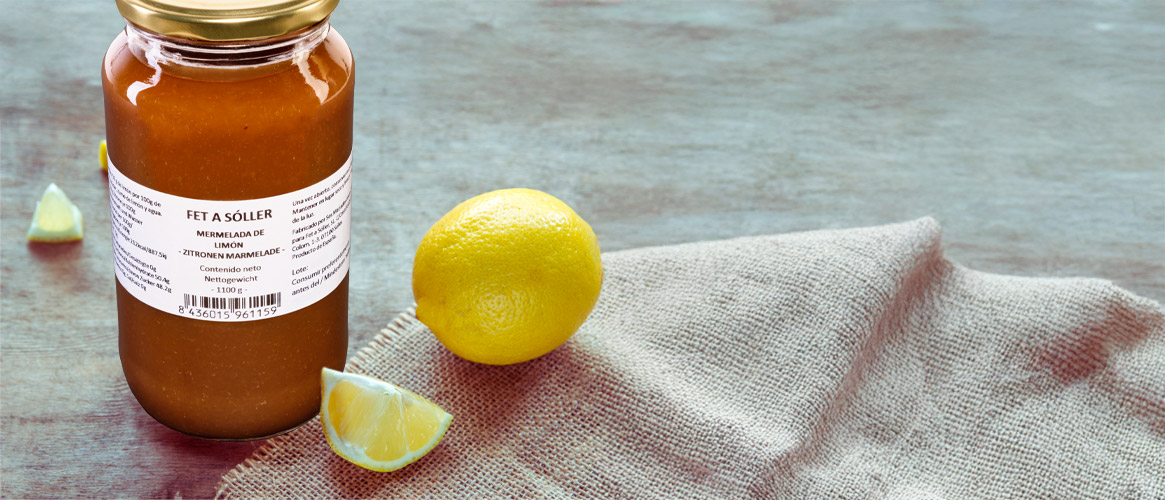 Zitronenmarmelade Fet a Sóller 1100g