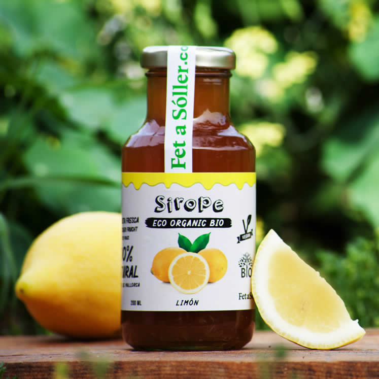 Organic lemon syrup