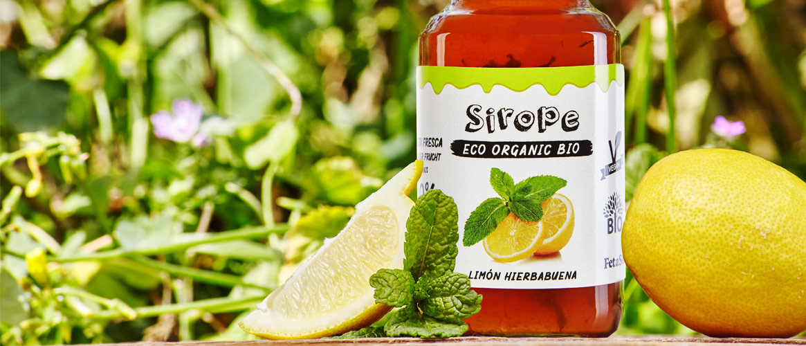 Sirope Bio Zitronensirup mit Minze