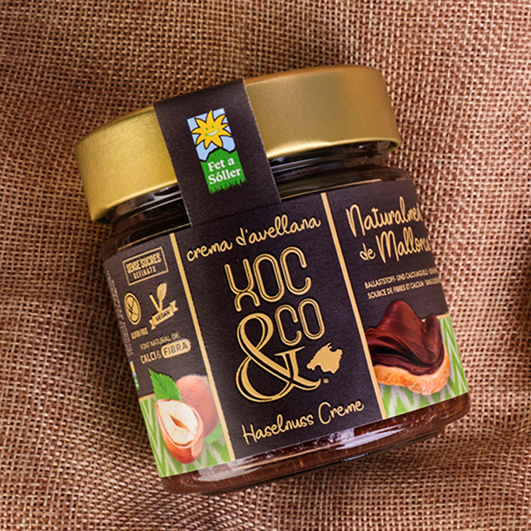 XOC&CO crema vegana de cacao y avellana