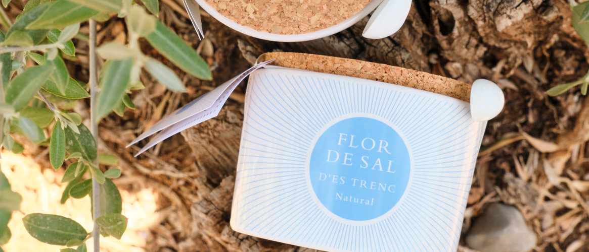 Flor de Sal Bio Salzblume natural 100g Keramiktopf mit Löffelchen
