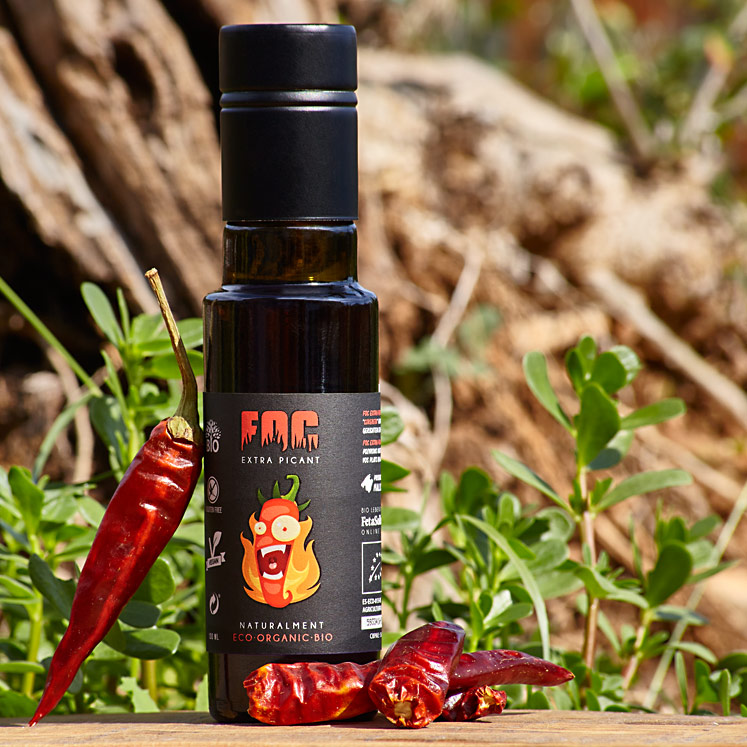 FOC Condiment spicy sauce from olive oil 100ml