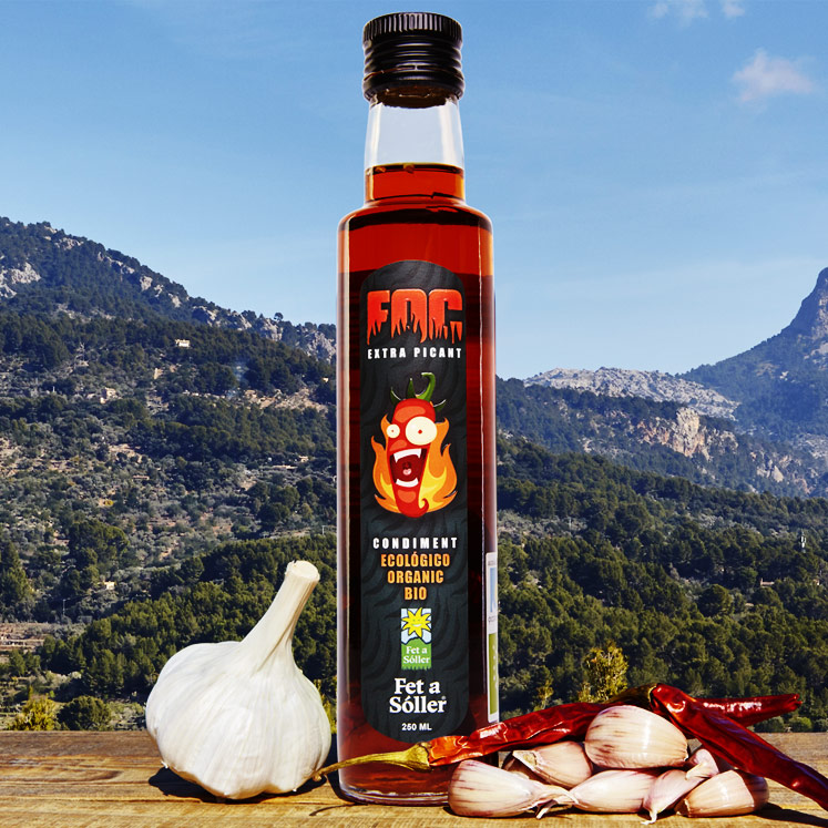 FOC Condiment spicy olive oil 250ml