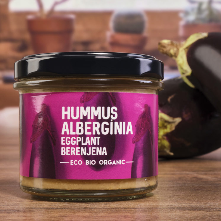 Ses Terres Organic hummus with aubergine