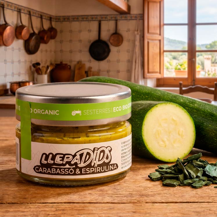 Llepadips Organic Zucchini & Spirulina 100g