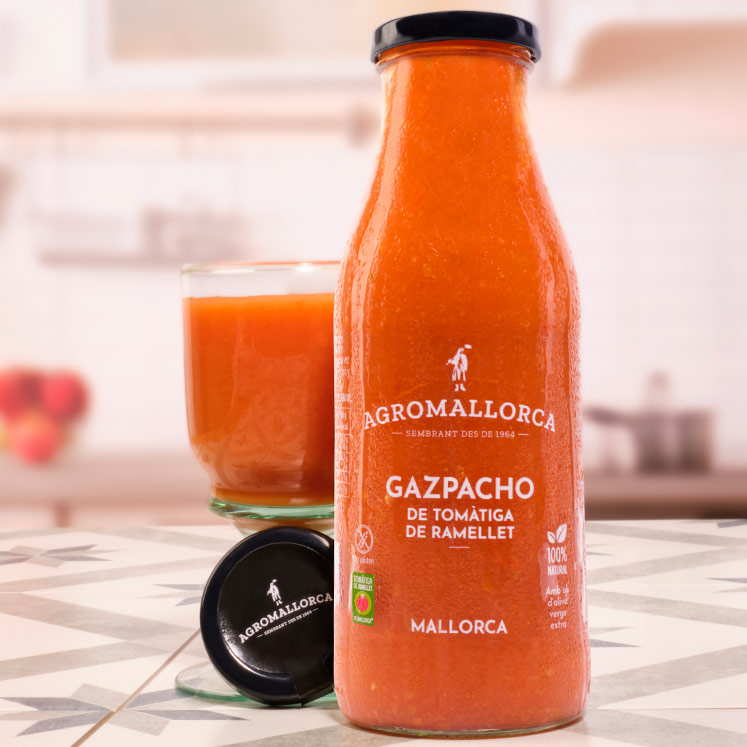 Gazpacho de tomate de ramellet Agromallorca