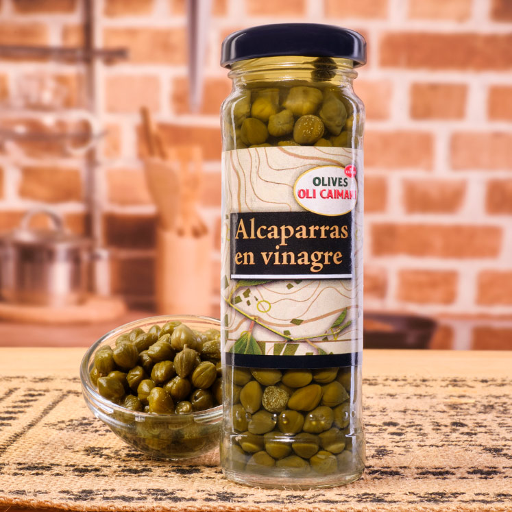 Alcaparras en vinagre Olives Oli Caimari