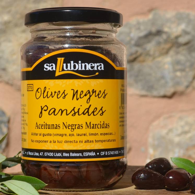 Sa Llubinera Pansida black olives 220g