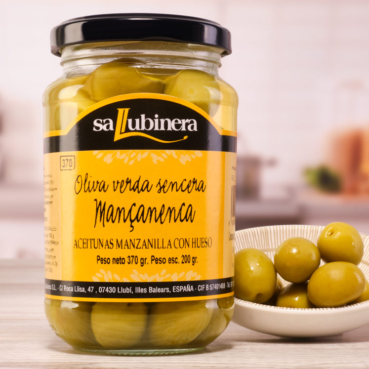 Sa Llubinera Aceitunas manzanilla con hueso