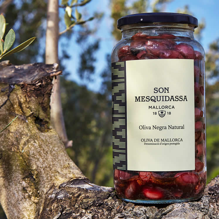 Son Mesquidassa natural black olives from Mallorca D.O.P.