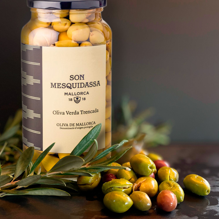 Son Mesquidassa olives Trencades from Mallorca D.O.P.