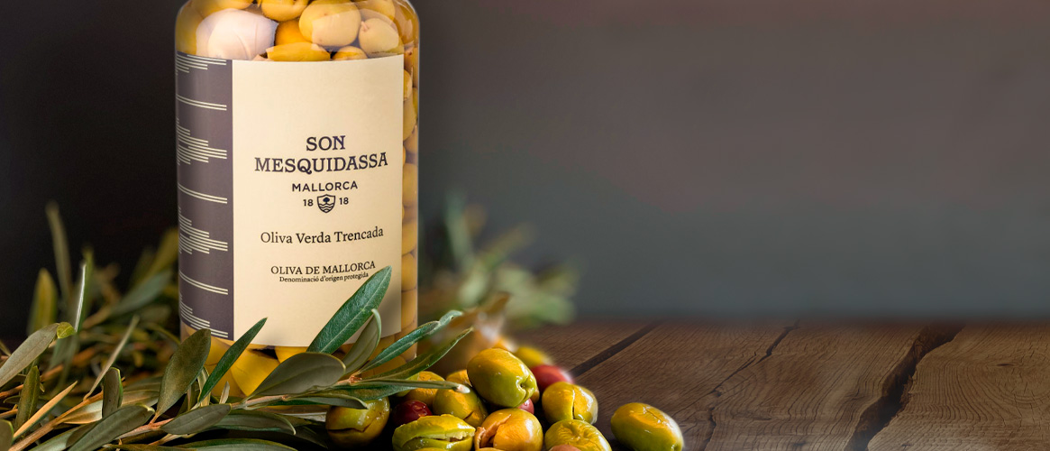 Son Mesquidassa olives Trencades from Mallorca D.O.P.