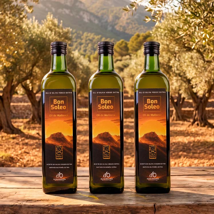 3 x Bon Soleo Natives Olivenöl Extra D.O. 750ml, Ernte 25/26