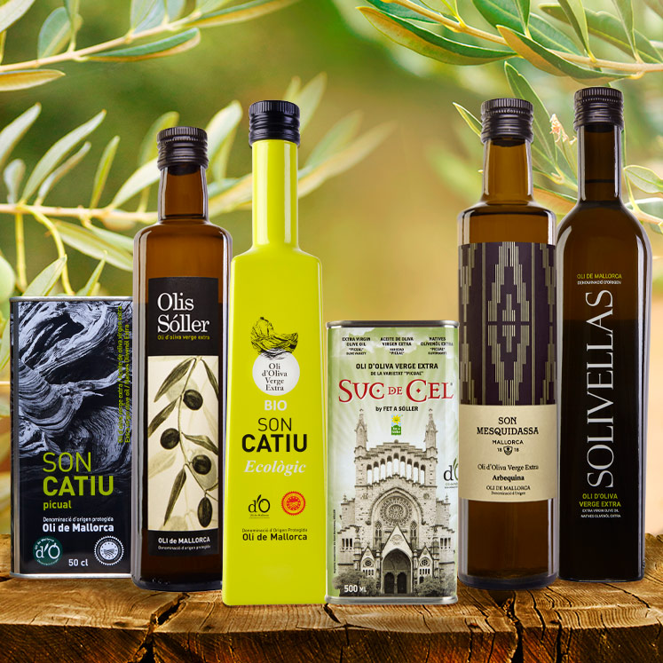 Huile d'olive personnalisée verre Française Intense