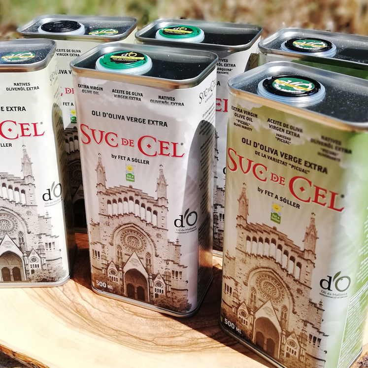 6 x Suc de Cel olive oil D.O. tasting box