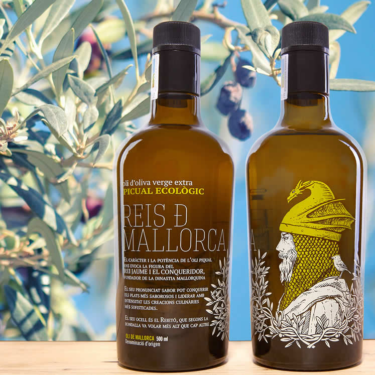 Reis de Mallorca Jaume aceite de oliva virgen extra Eco D.O.