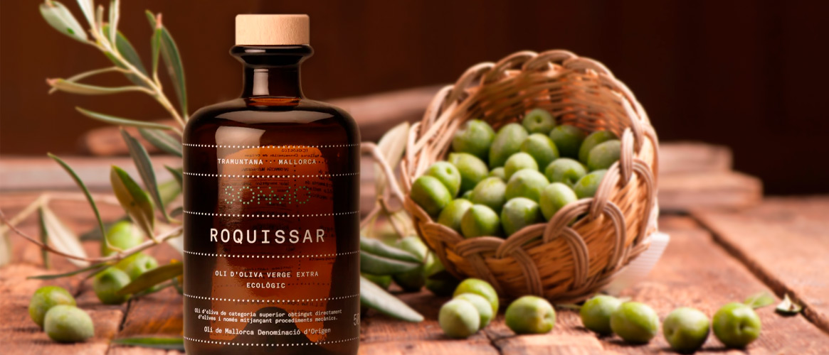 Roquissar Bio Olivenöl virgen extra 500ml Flasche Oli de Mallorca