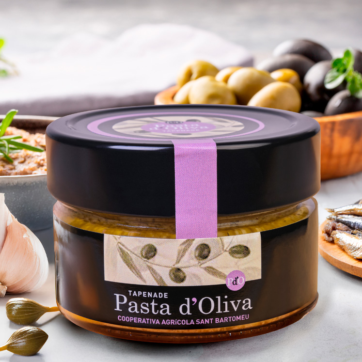 Pasta d\\'Oliva Olivencreme mit Kapern und Sardellen