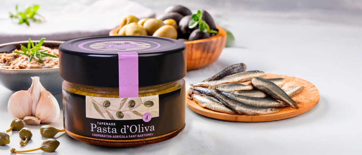 Pasta d\\'Oliva Olivencreme mit Kapern und Sardellen