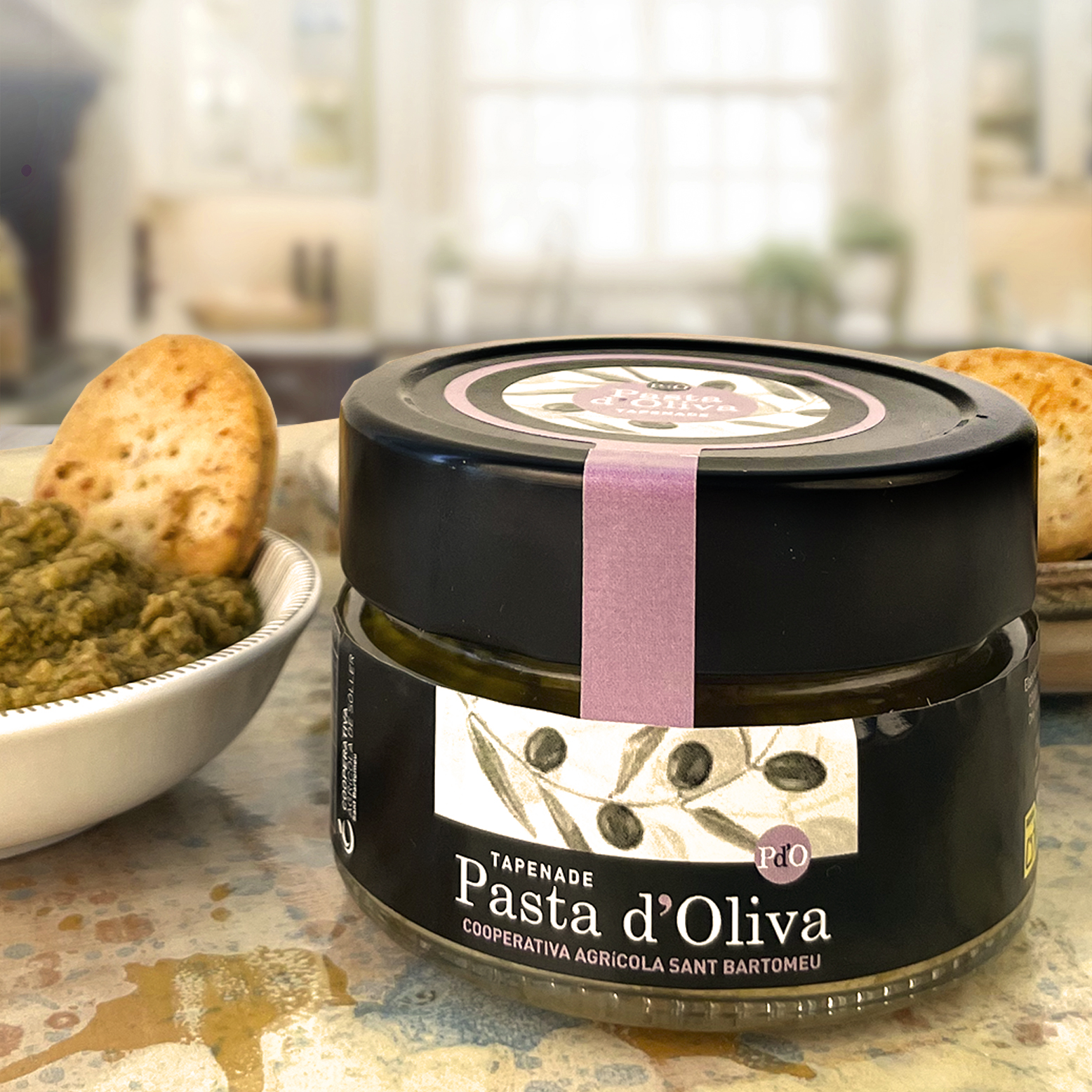 Pasta d\\'Oliva Olivencreme mit Kapern und Sardellen